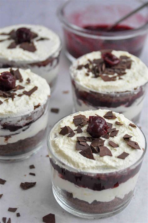 Mini Black Forest Cakes Crazy Kitchen Recipe Forest Cake Black