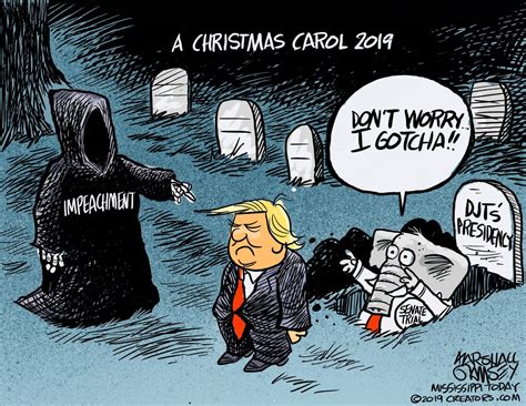 Political Cartoon Us Trump Impeachment Cemetery Savior The Week