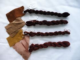 Dyes From Red Onion Skins On Wool Cotton And Silk Natural Dye Fabric