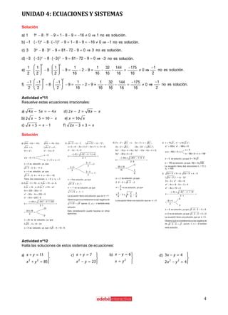 Ud Ecuaciones Y Sistemas Pdf