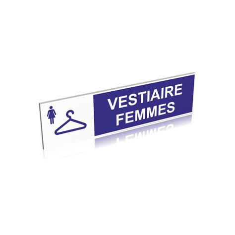 Panneau Vestiaire Femmes Signalétique Information