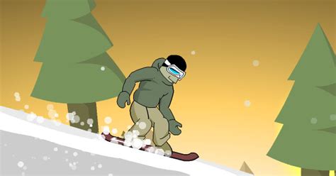 Downhill Snowboard 3 - Play Online at GoGy Games