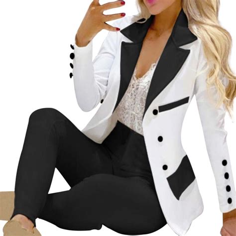 Vbarhmqrt Female Pant Suits For Women Dressy Plus Size Women S Casual