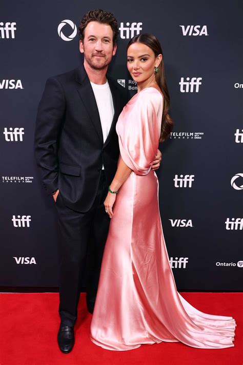 Miles Teller and Wife Keleigh Go Glam for TIFF 'Eternity' Premiere Red