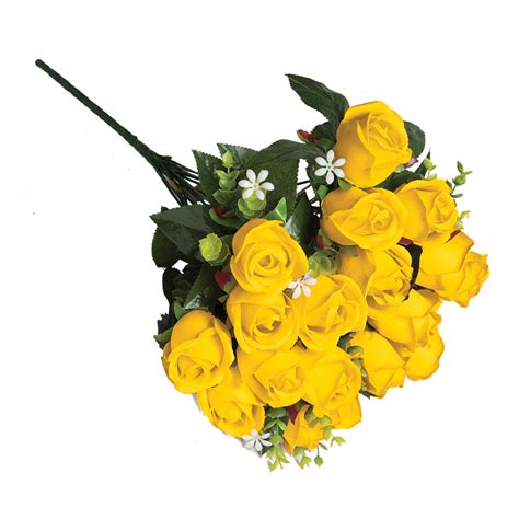 Yellow Rose Flower Bouquet 18 Rose Bunch Royal Imports