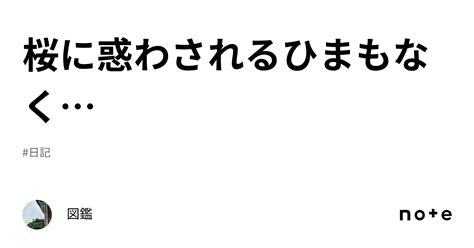 桜に惑わされるひまもなく｜図鑑