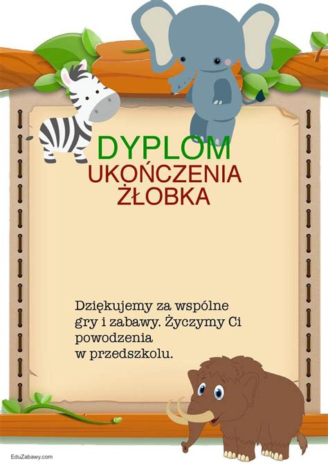 Dyplom Uko Czenia Obka Do Pobrania Edycji I Druku Za Darmo