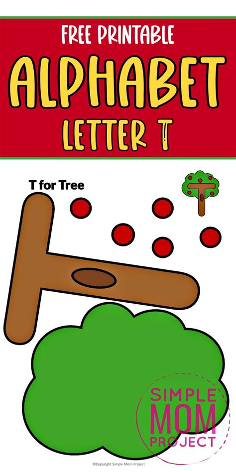 Free Printable Letter T Craft Template Artofit