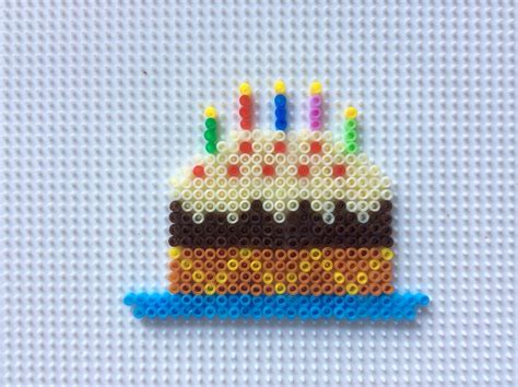 Happy Birthday Perler Beads Perler Bead Art Hama Beads Design Images