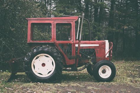 Vintage Farm Tractor stock photo. Image of farm, agriculture - 130683874