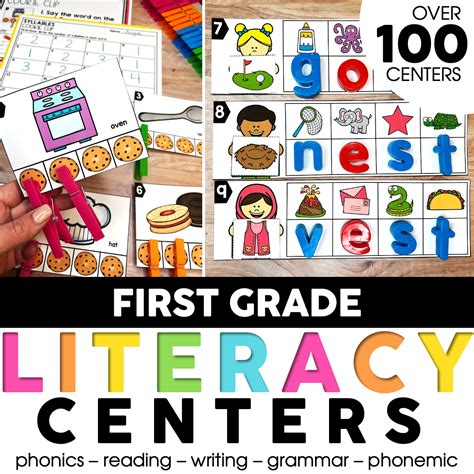 The Mega Bundle 1st And 2nd Grade Literacy Centers For The Year Lucky Little Learners