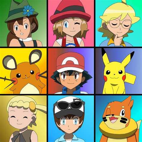 Ash And Kalos Friends My Ocs Included By Buizermaniac1998 On Deviantart