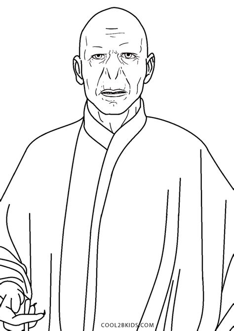 Harry Potter Voldemort Coloring Pages