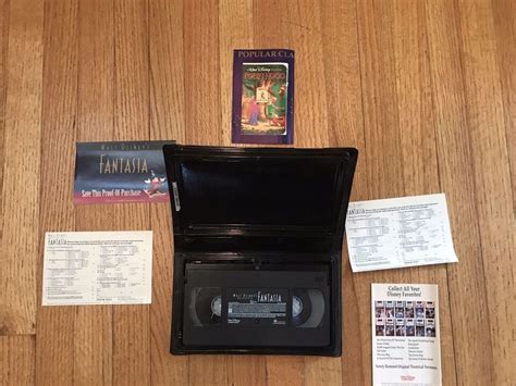 Rare Fantasia Walt Disney Vhs Original Masterpiece Collection Ebay