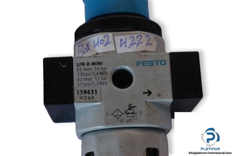 FESTO 159631 FILTER REGULATOR Platinum International