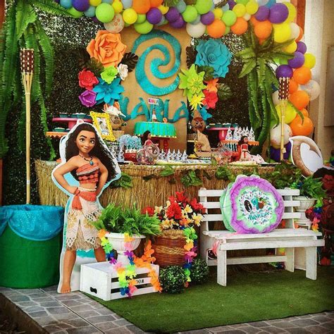 MOANA Birthday Party Ideas Photo 1 Of 9 Moana Themed Party Moana