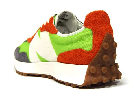 New Balance 327 Green Orange Gum Release Date Sneaker Bar Detroit