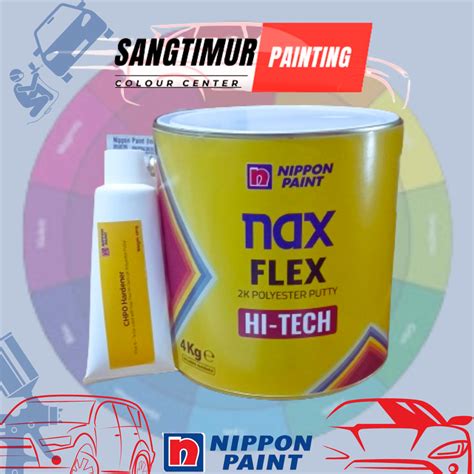 Nippon Paint Nax Flex Hi Tech Polyester Putty Dempul Mobil Nippon Kg