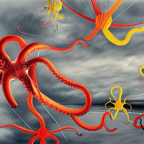 Tentacle Kites 4k · Creative Fabrica