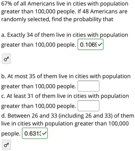 SOLVED 67 Of All Americans Live In Cities With Population Greater