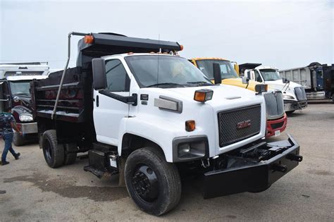 2009 Gmc Topkick C7500 Single Axle Dump Truck Isuzu 250hp Automatic