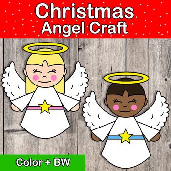 Angel Craft | Christmas angel craft | Christmas activities | TPT