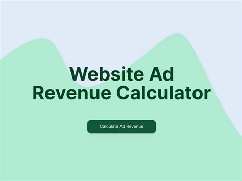 Website Ad Revenue Calculator Free Involve Me Template