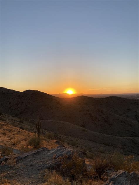 Sunset at South mountain : r/phoenix