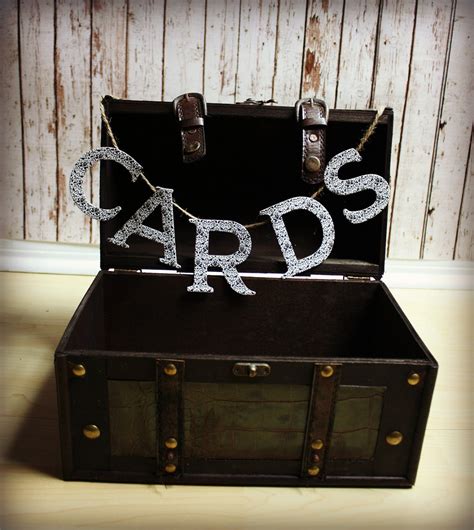 Wedding Card Box Treasure Chest Style Wedding By Morganthecreator