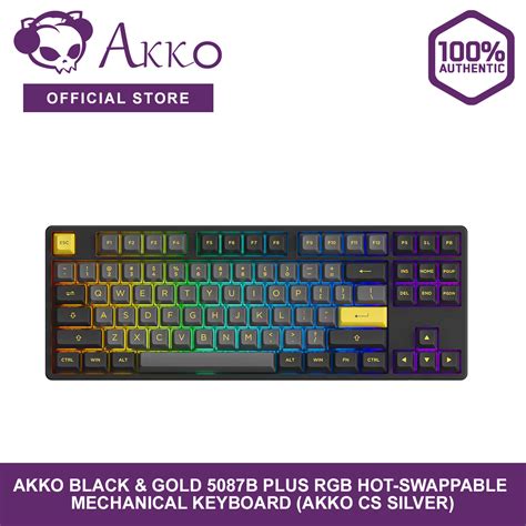 Akko Black Gold B Plus Rgb Hot Swappable Mechanical Keyboard