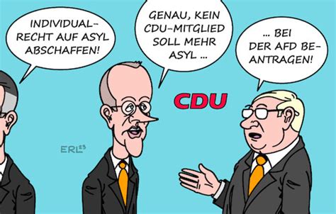 Politik Asylrecht Vorschlag Cdu Von Erl Politik Cartoon Toonpool