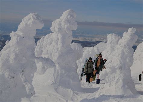 'Snow monster' winter spectacles at their peak on north Japan's Hakkoda ...