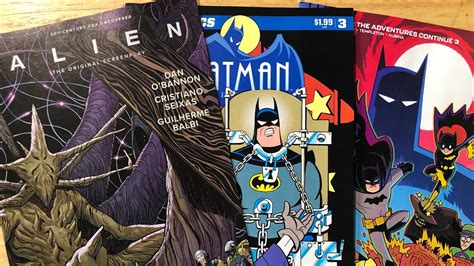 Comic Book Pickups August New Comics Wednesday Ncbd Alien Batman