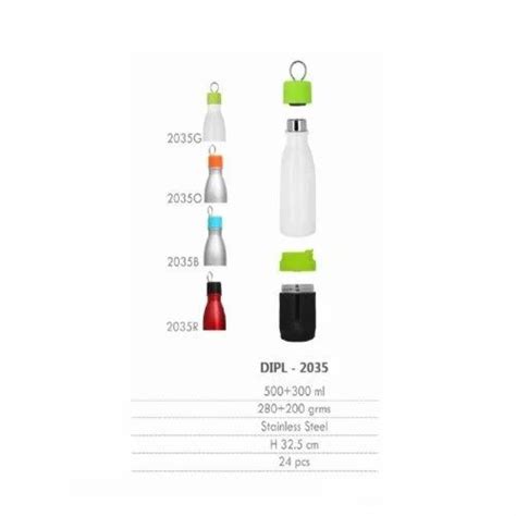Plain Stainless Steel SS Green Cool Hot Coffe Mug Bottle Ml For Office At Rs