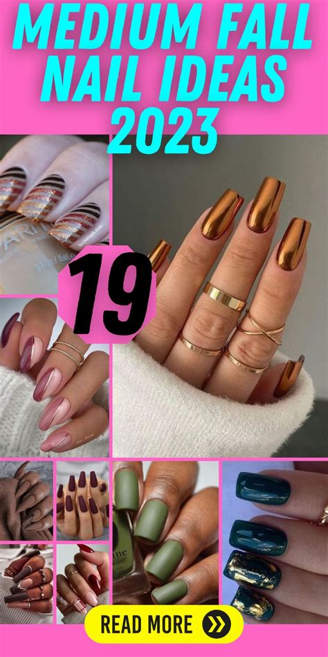 Stylish Medium Fall Nail Ideas For Embrace The Season In Style