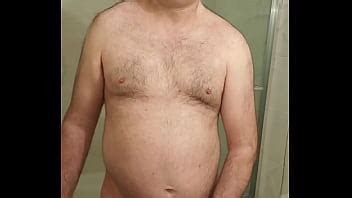Nude Martin Lavallée mastubates ejaculates and eats his sperm with his 10 inch dildo XVIDEOS