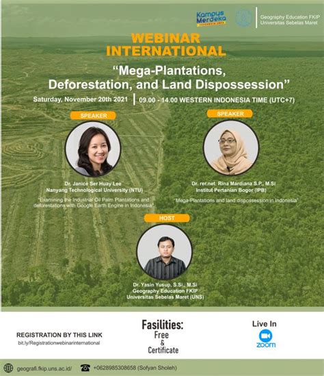 Webinar International Mega Plantations Deforestation And Land