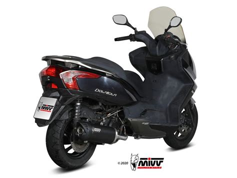 Mv Ky Lv Scarico Completo Mover Acciaio Inox Nero Mivv Kymco