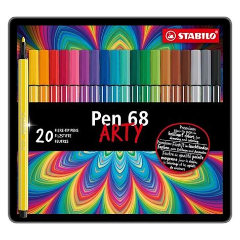 Stylo Feutre Stabilo Pen Couleurs Assorties Bo Te De