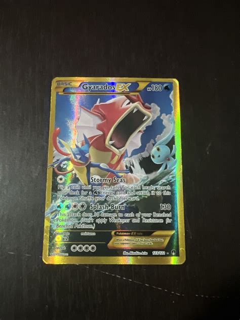 Gyarados EX 123 122 BREAKpoint Near Mint Perfect Secret Rare