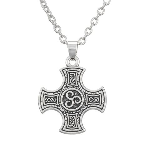 Buy Cross Pendant Knotwork Wiccan Necklace Pagan