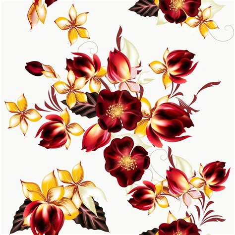 Diseño De Fondo Floral Vector Premium