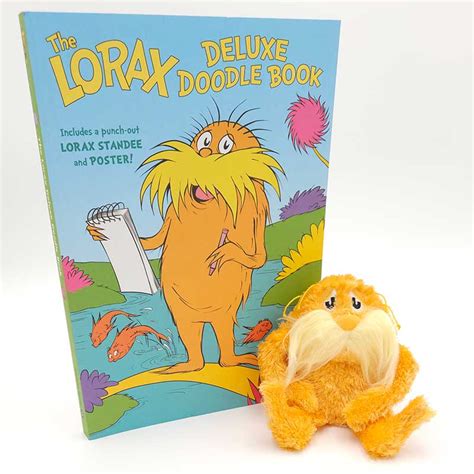 The Lorax Deluxe Doodle Book Free Lorax Plush Green Valley Book Fair