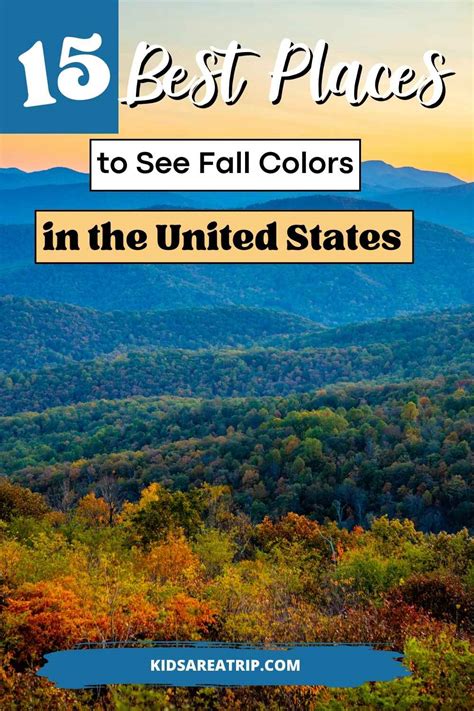 15 Best Places to See Fall Colors in the US