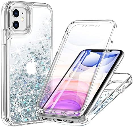 SURITCH Coque iPhone 11 360 Degré Transparente Antichoc Silicone Bumper