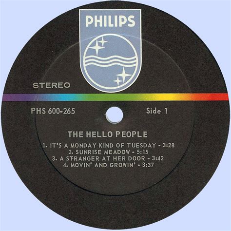 Plain and Fancy: The Hello People - The Hello People (1968 us, spectacular psych rock, Vinyl ...