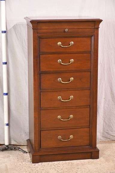 Ethan Allen Cherry 7 Drawer Lingerie Chest 68 2631 R H Lee Co