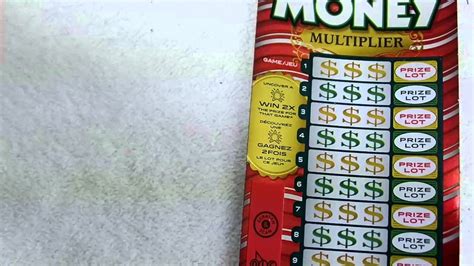 Merry Money Multiplier Scratch Ticket 2015 Youtube