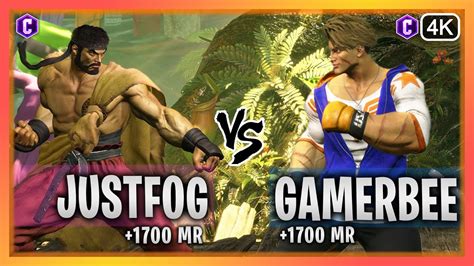 SF6 Ryu JUSTFOG Vs Luke GamerBeePC Street Fighter 6 YouTube