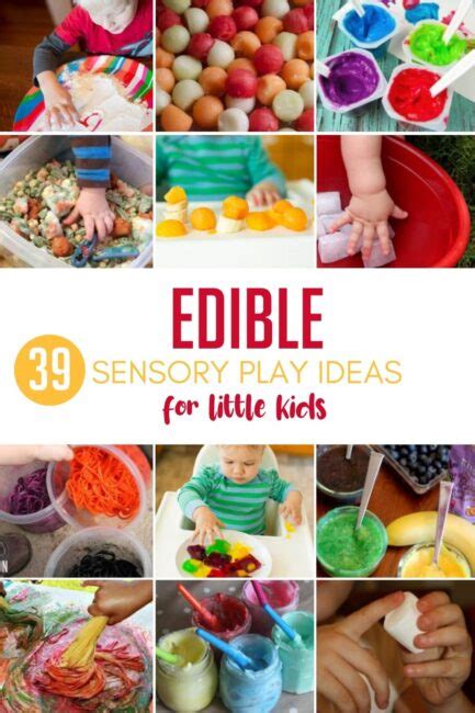 39 Edible Sensory Play Ideas for Little Kids | Hands On As We Grow®